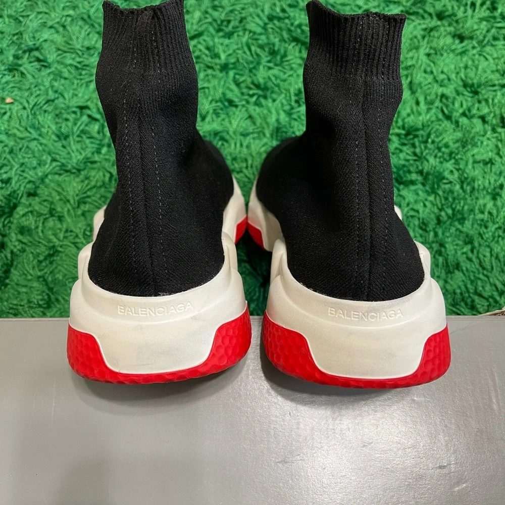 Balenciaga Speed Trainer Black/Red - Picture 3 of 5